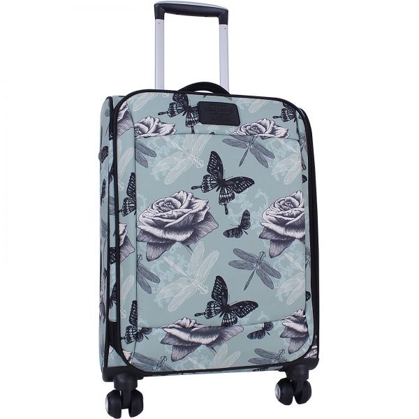 Чемодан Bagland Марсель 36 л бирюзовый 732 (0037966194) 