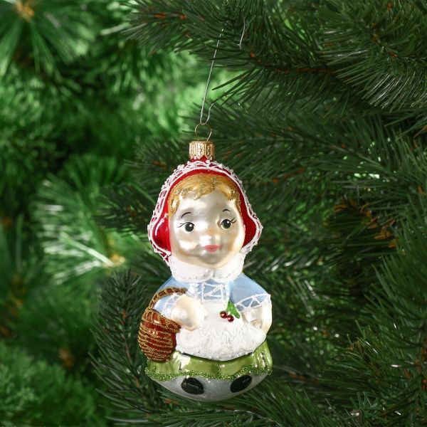 Елочная игрушка Красная шапочка 13 см 