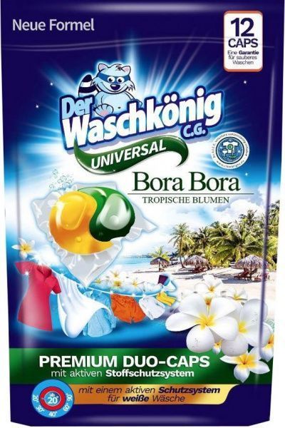 Капсулы для машинной стирки WASCHKONIG UNIVERSAL Duo 0,225 кг 12 шт.