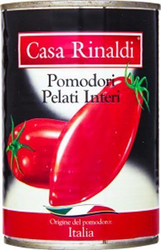 ТоматыCasa Rinaldi очищенные в собственном соку 400 г