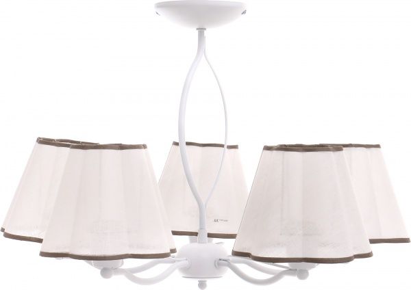 Люстра потолочная TK Lighting Stokrotka 5xE27 белый 1295 