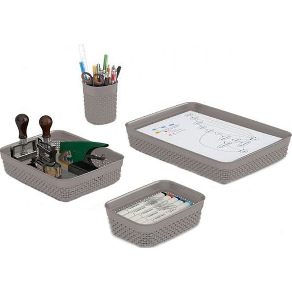 Органайзер настільний KIS 249160 Filo A4 сіро-коричневий 60x340x260 мм