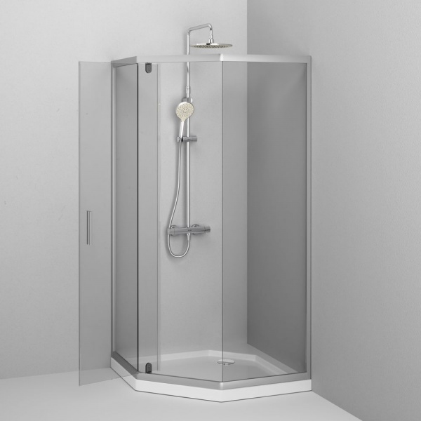 Душевое ограждение AM.PM Gem 5-corner Pivot 90 W90UG-405-090MT