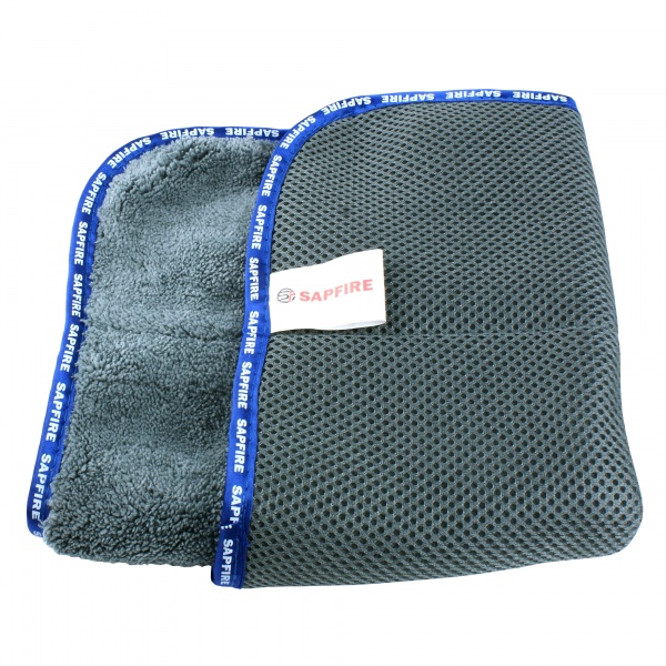 Салфетка автомобильная Sapfire 2 in 1 Microfiber Scrub&Cleaning Cloth SA-225 1 шт.