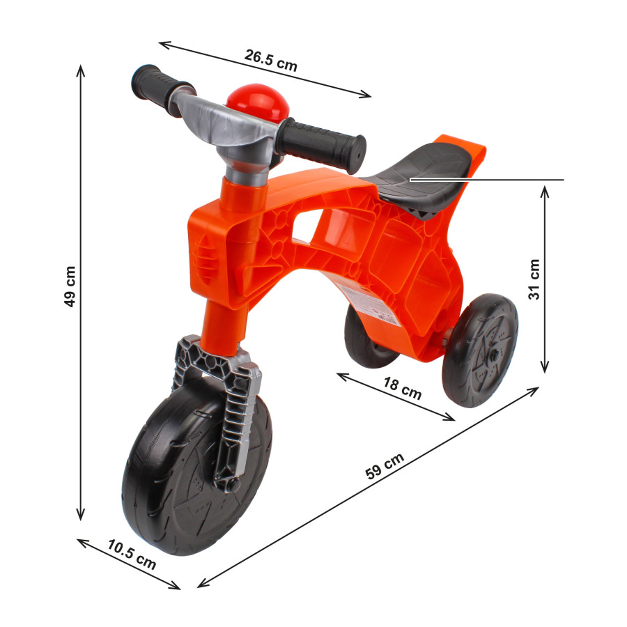 Ролоцикл ТехноК помаранчевий 1645