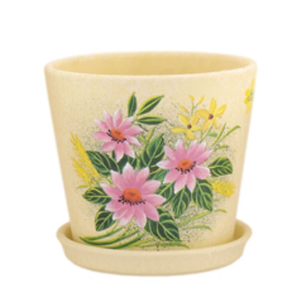 Горшок цветочный Континент JJ501004-M 13.5х13.5х11.5 см