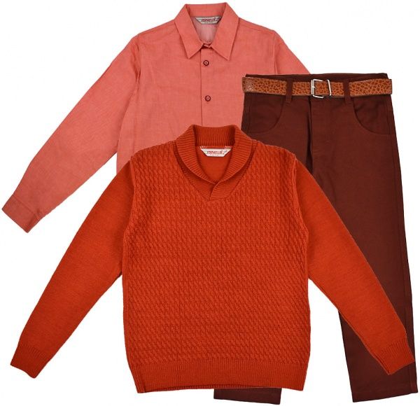 Комплект дитячого одягу Fornello 2213 р.128-134 помаранчевий 2213 