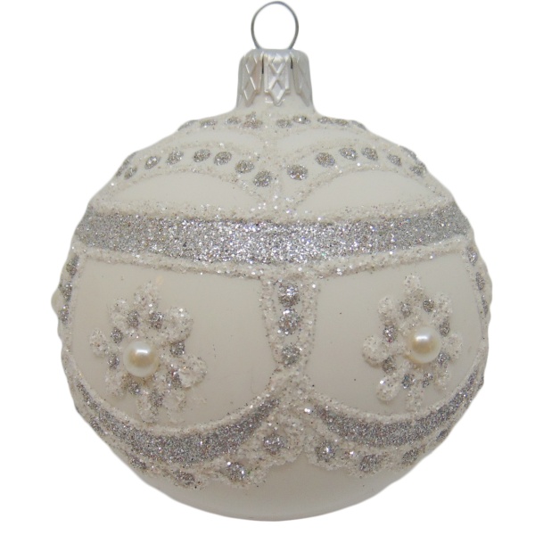 Куля новорічна d80 ажур 9568 
