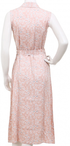 Халат женский BIZE принт цветы р. L персиковый