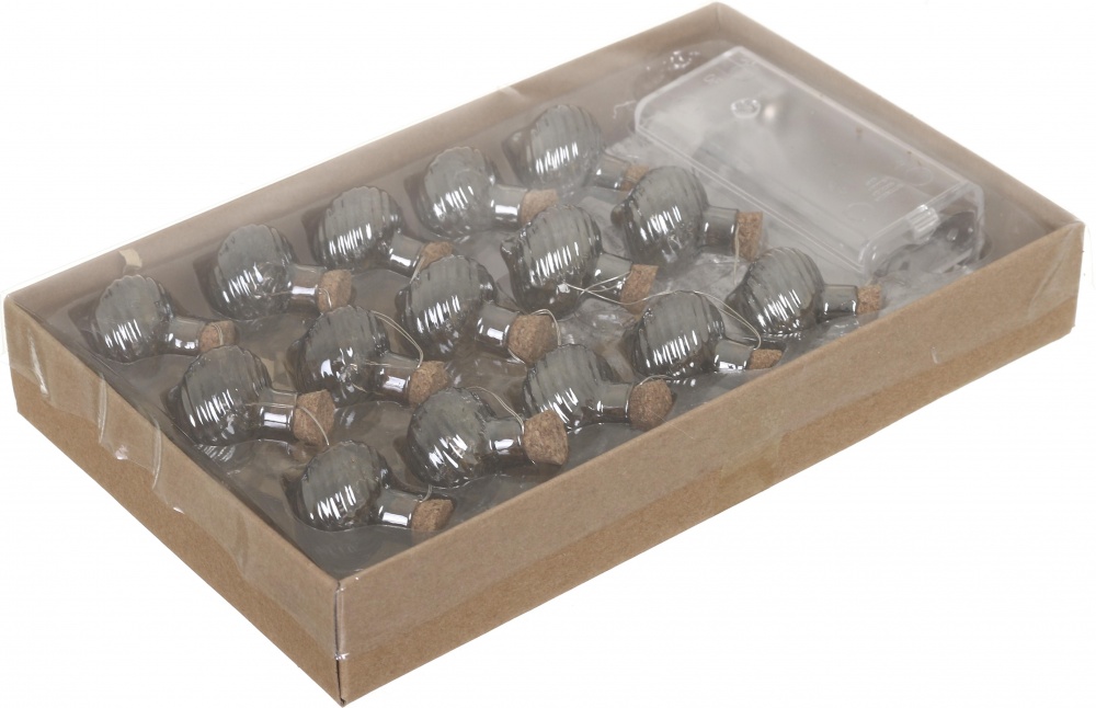 Гирлянда светодиодная серое стекло 0,4 м (ABR715430)