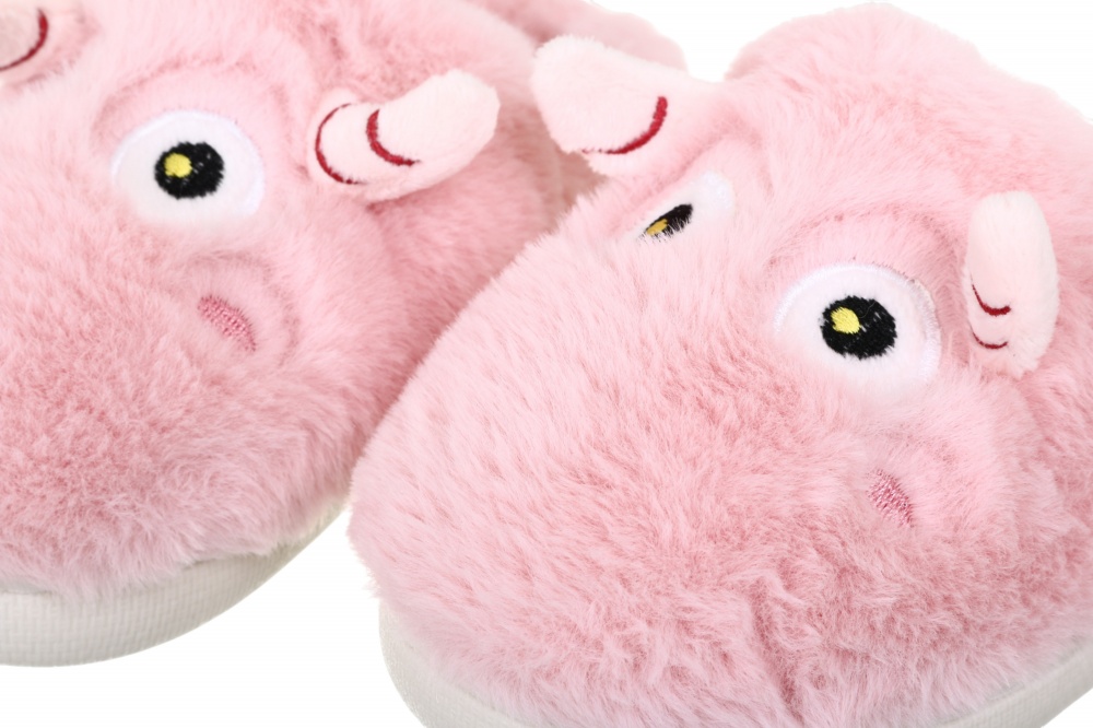 Тапочки для девочек HW Бегемотик р.28-29 розовый NULL