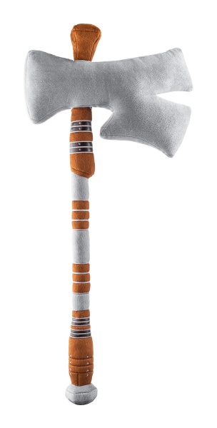 Мягкая игрушка WP Merchandise Оружие плюшевое Soulcalibur Kulutues Axe 37 см белый с оранжевым SC010004PP