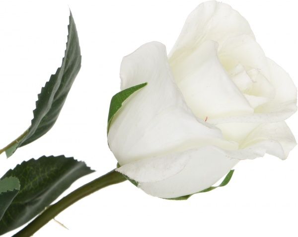 Рослина штучна Троянда айворі 58 см 2