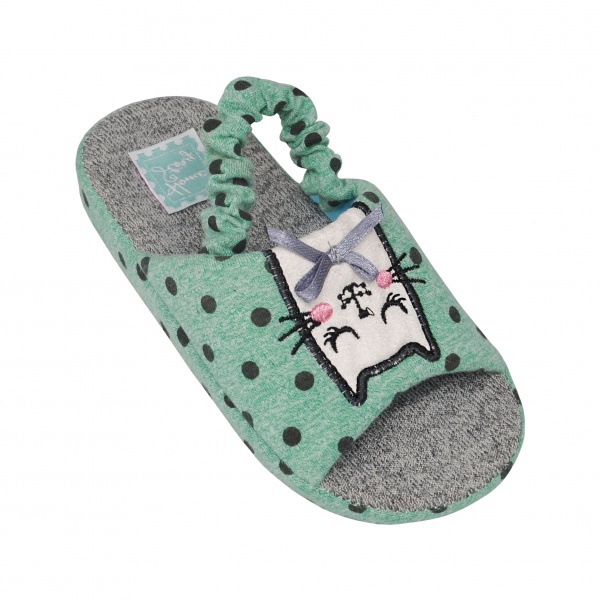 Капці дитячі для дівчинки Home Story р.25 м'ятний 210851-9 