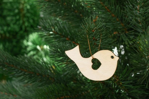 Подвеска Птичка 7.5 см  