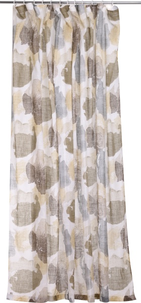 Штора Кофейные цветы 290х270 см Прованс