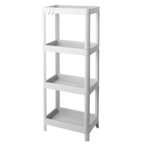 Этажерка Алеана 127062 прямоугольная белый 1050x230x360 мм