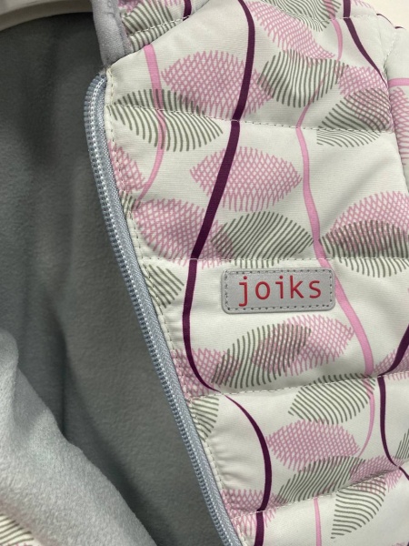 Комбинезон для девочек JOIKS Листок белый р.68–74 KGS-30/2 