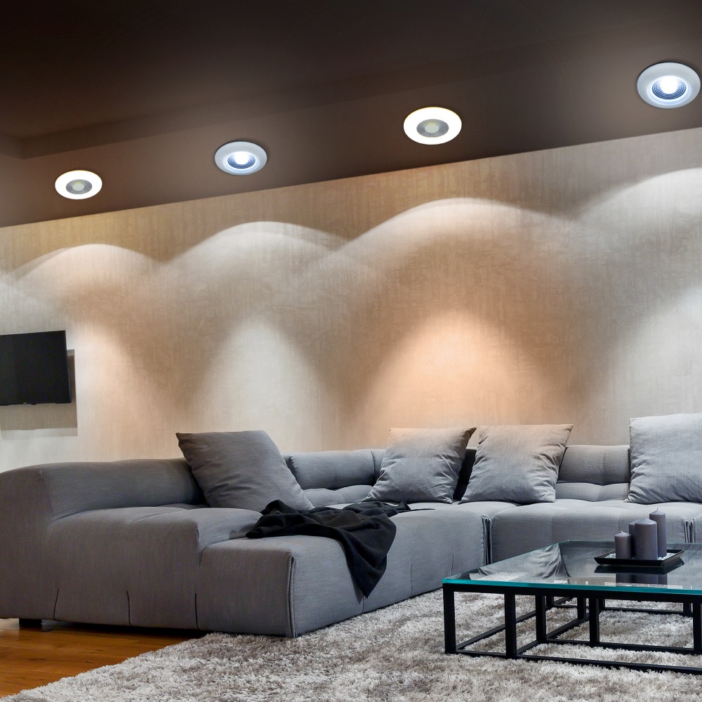 Світильник світлодіодний вбудовуваний HOROZ ELECTRIC VALENTINA 12 Вт 3000-6500 К білий 016-063-0012-010