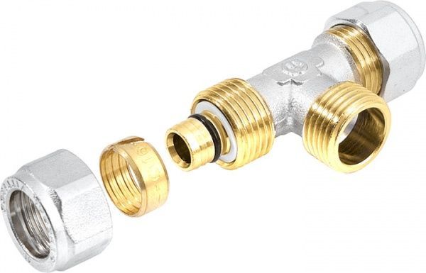 Трійник зовнішня General Fittings 3/4-20x2.0 GF