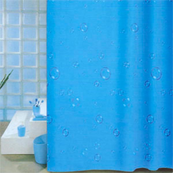 Шторка для душа Vonaldi Bubly 180x200 см голубая