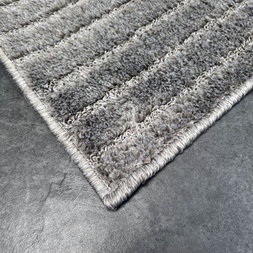 Набор ковриков Dariana Joy 57х100 см + 57х50 см серый геометрия