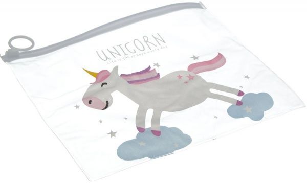 Папка на блискавці А5 Єдиноріг на хмаринках