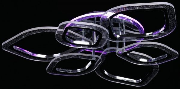 Люстра світлодіодна Victoria Lighting сз пультом ДК 126 Вт білий Сute/PL6 