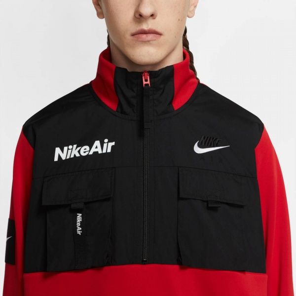 Свитшот Nike M NSW NIKE AIR JKT HZ PK CU4168-657 р. XL красный