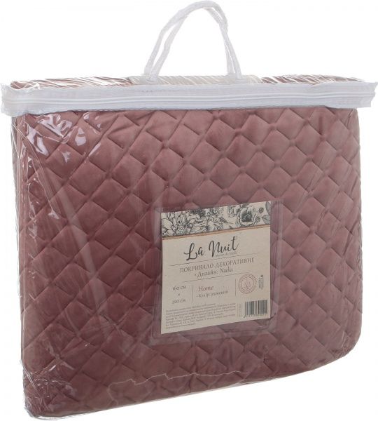 Покрывало 160х220 см 160x220 см La Nuit розовый 