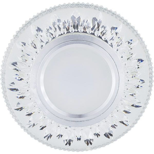 Светильник точечный LightMaster 2 шт./уп. с LED-подсветкой CL7088 MR16 GU5.3 прозрачный/хром 