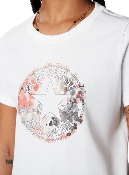 Футболка Converse FESTIVAL PRINT CHUCK PATCH INFILL 10022176-102 р. S білий