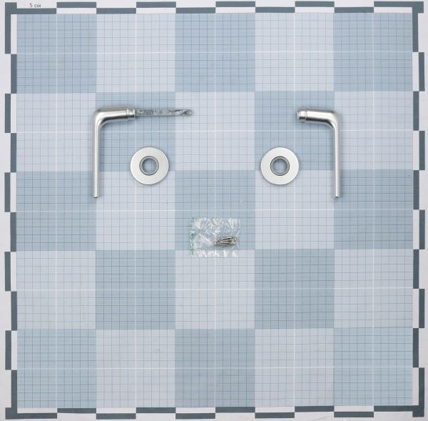 Ручка на розетке Brialma Caracas F1 алюминий