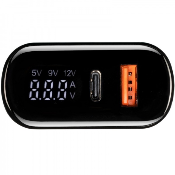 Зарядное устройство Gelius Pro Zion QC3.0 PD2.0 18W с дисплеем / 1USB Type-C(3A) Black (2099900823060) 