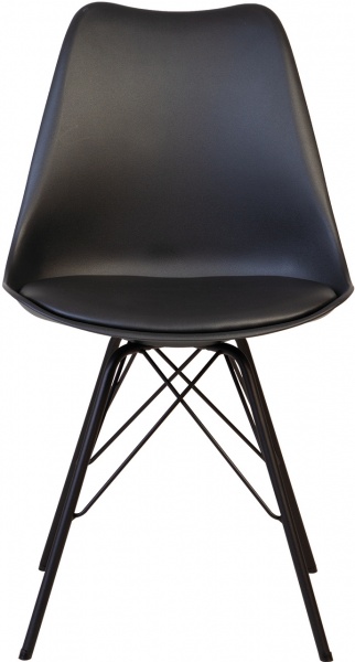 Стул Nowy Styl ASTI 4A BLACK (BOX-2) (CH) K02/ECO-30 черный / черный