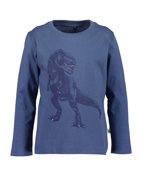 Реглан для мальчика Blue Seven динозавры р.104 деним 850731 X5541 