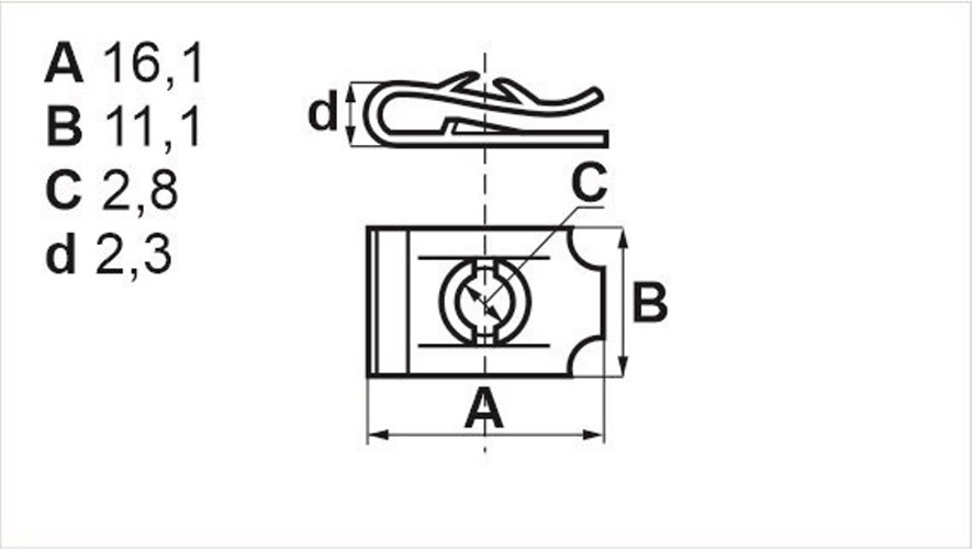 Пластина монтажная универсальная Romix (16041)