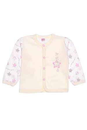 Кофточка для девочек Татошка Звезды р.62 розовый 4502 