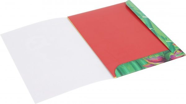 Набір кольорового картону та паперу Panda 20 аркушів Panda