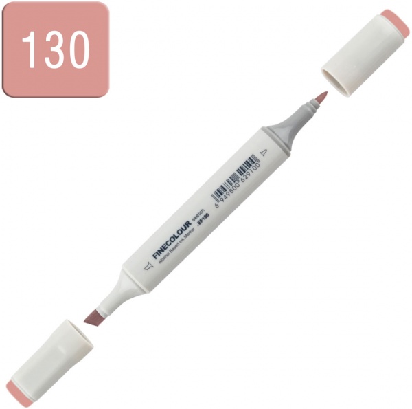 Маркер спиртовой FINECOLOUR Sketch EF100-130 коричнево-розовый 
