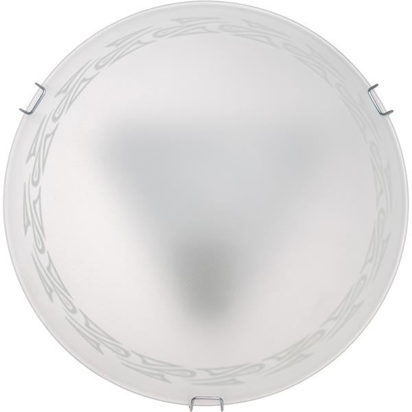 Світильник настінно-стельовий Укрсвітло Лампара 37926 НПБ 1x60 Вт E27 білий 37926 