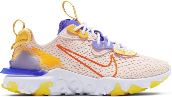 Кроссовки Nike React Vision CI7523-600 р.37,5 розовый