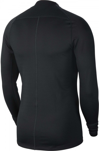 Футболка Nike M NP WARM TOP LS MOCK CU4970-010 р.M черный