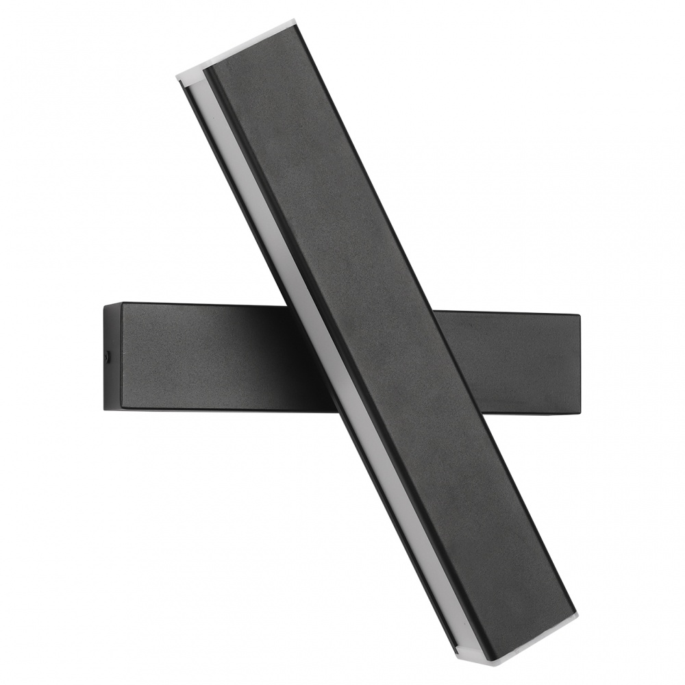 Светильник настенный Hopfen PLANK-1 BK 10 Вт черный