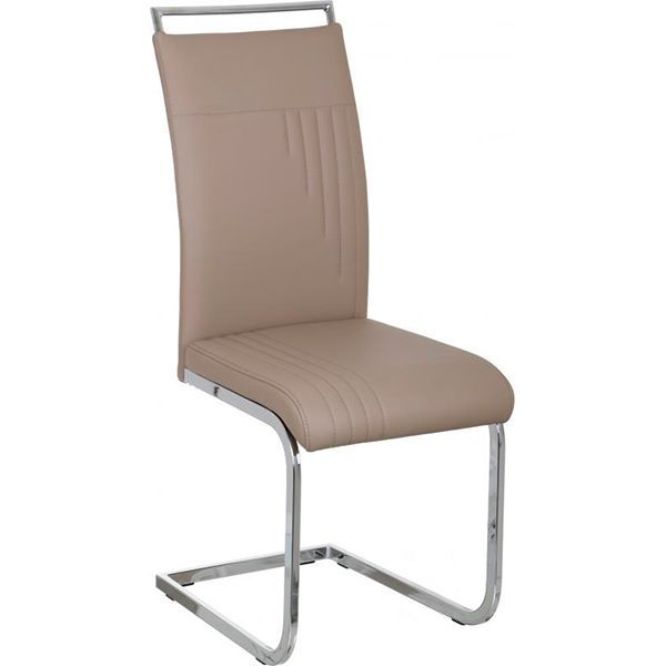 Стілець обідній Ното сірий/капучино