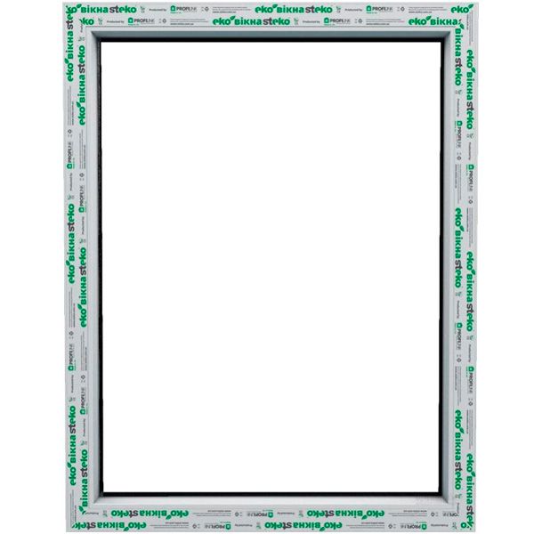 Окно глухое Steko S300 58 800x1000 мм без открывания