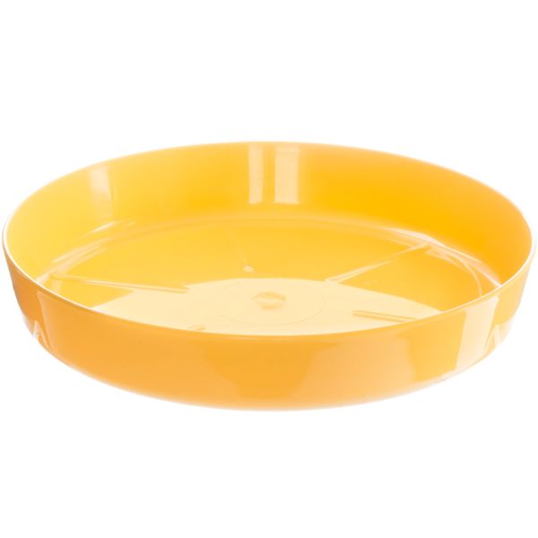 Поддон пластиковый Lamela Магнолия круглый (606) желтый 