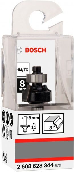 Фреза кромочная карнизная Bosch 18,7/10,2/53 ММ, ХВ. 8ММ 2608628344