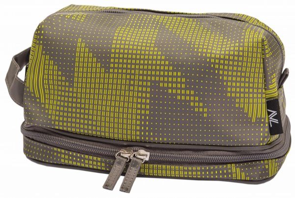 Косметичка AVL 24,5х14,5х15 см серо-зеленый 36010 