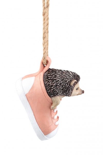 Фигурка декоративная Engard Ежик в ботинке KG-26